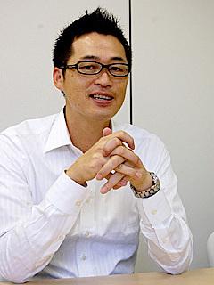 代表取締役　金沢智裕氏<br><br>