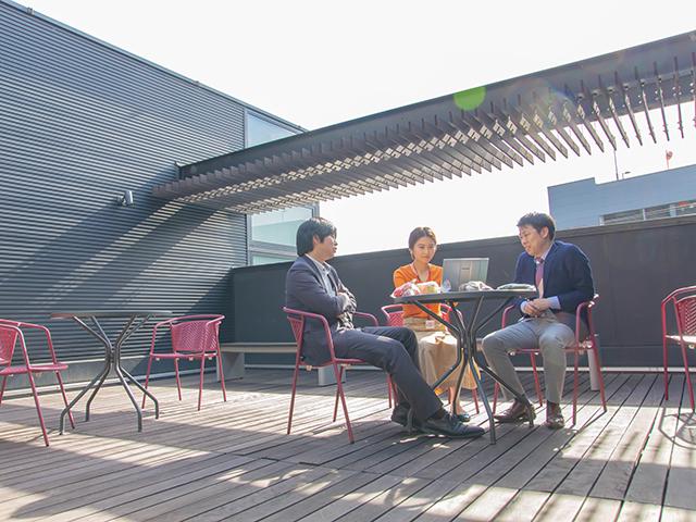 本社は京都リサーチパークにあります。多くのベンチャー企業が入居しており、イベント活動も豊富です。