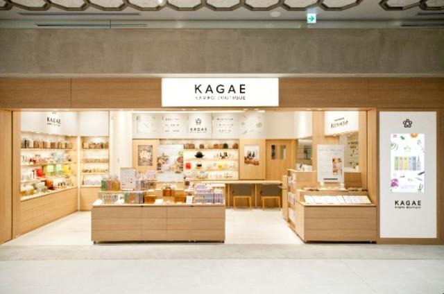漢方ビューティーブランド「カガエ カンポウ ブティック」。日本橋髙島屋Ｓ.Ｃ.店は、2018年9月の百貨店オープンと同時に1階に入店した