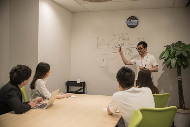 2週間に１度、定期的に勉強会を実施し、お互いにスキルアップを図っている。