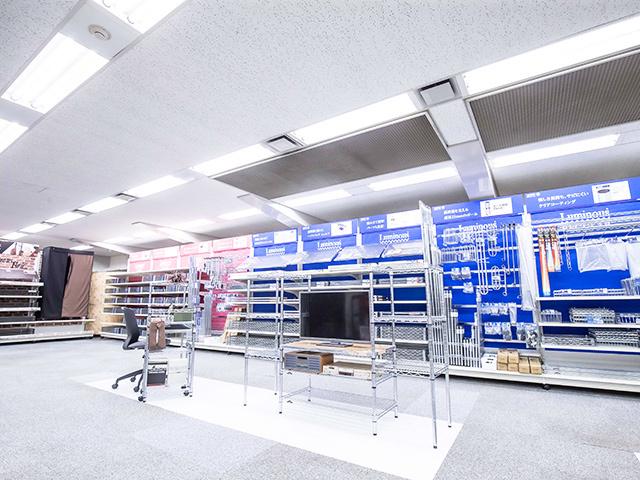 同社の大人気商品の一つ、スチールラック『ルミナス』。消費者のニーズに応え大ヒットとなったという。