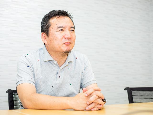 関西テレビから出向中の永井COO。報道、編成、営業、経営管理から新規事業まで、幅広い経験を持つ