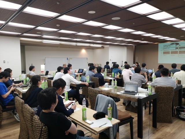 左記の事業発掘機会を『みらい会議』と称し、実際に千葉県館山市のホテル会議室にて実施しました！（①新規事業、②既存事業改善、③社内改善という3軸で各々がプレゼンします）