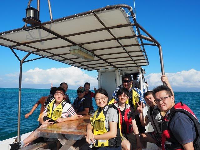 毎年、社員旅行へ行っています！
昨年は沖縄に行きました。