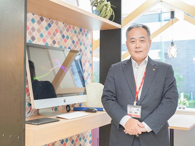 採用担当窓口　山口清幸氏