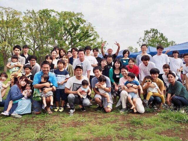 ご家族を招いてBBQをしました。