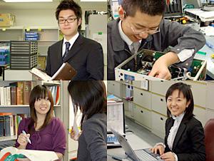 若い社員達が責任ある仕事を任され活躍している