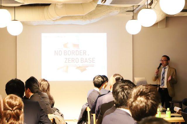 2019年12月に実施した全社会の様子。各部署の業務報告、中期計画の発表などを行い、来年度のスローガンとして「Re;BORN」を掲げ、会社も社員も新たに生まれ変わっていく決意表明を致しました。