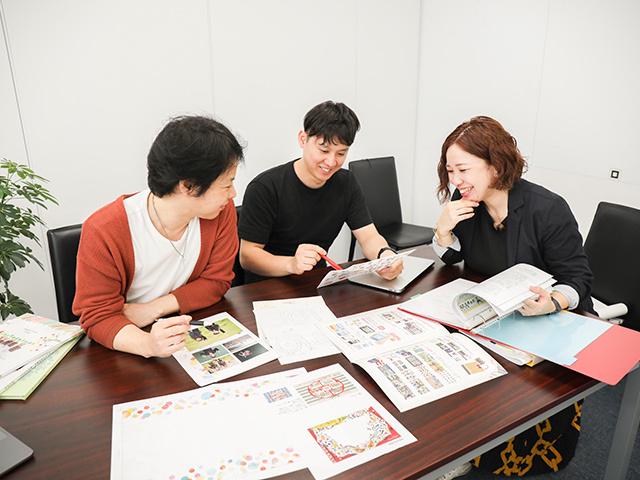 ソフト開発やデザイン企画など積極的に推進。