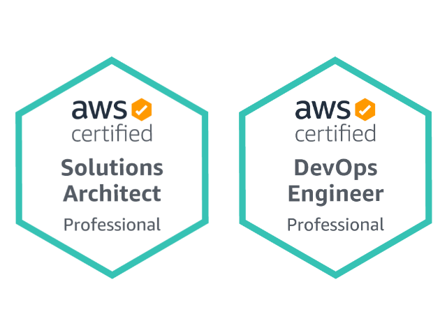 AWSのプロフェッショナル認定を取得しているメンバーが多数います。