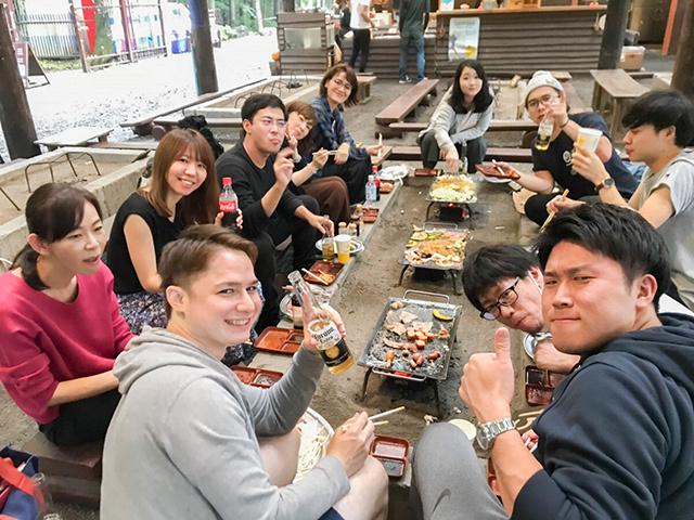 年に一回社員旅行が行われる