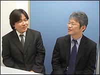 (左) 中鉢 氏<br />(右) 加藤 氏