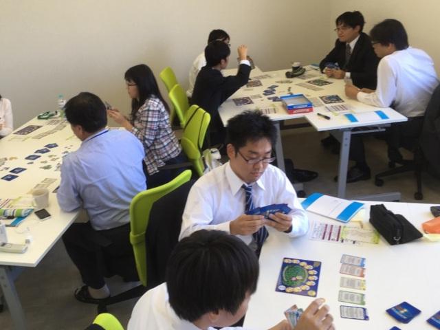 社内研修の様子。スキルアップの機会を提供しています。