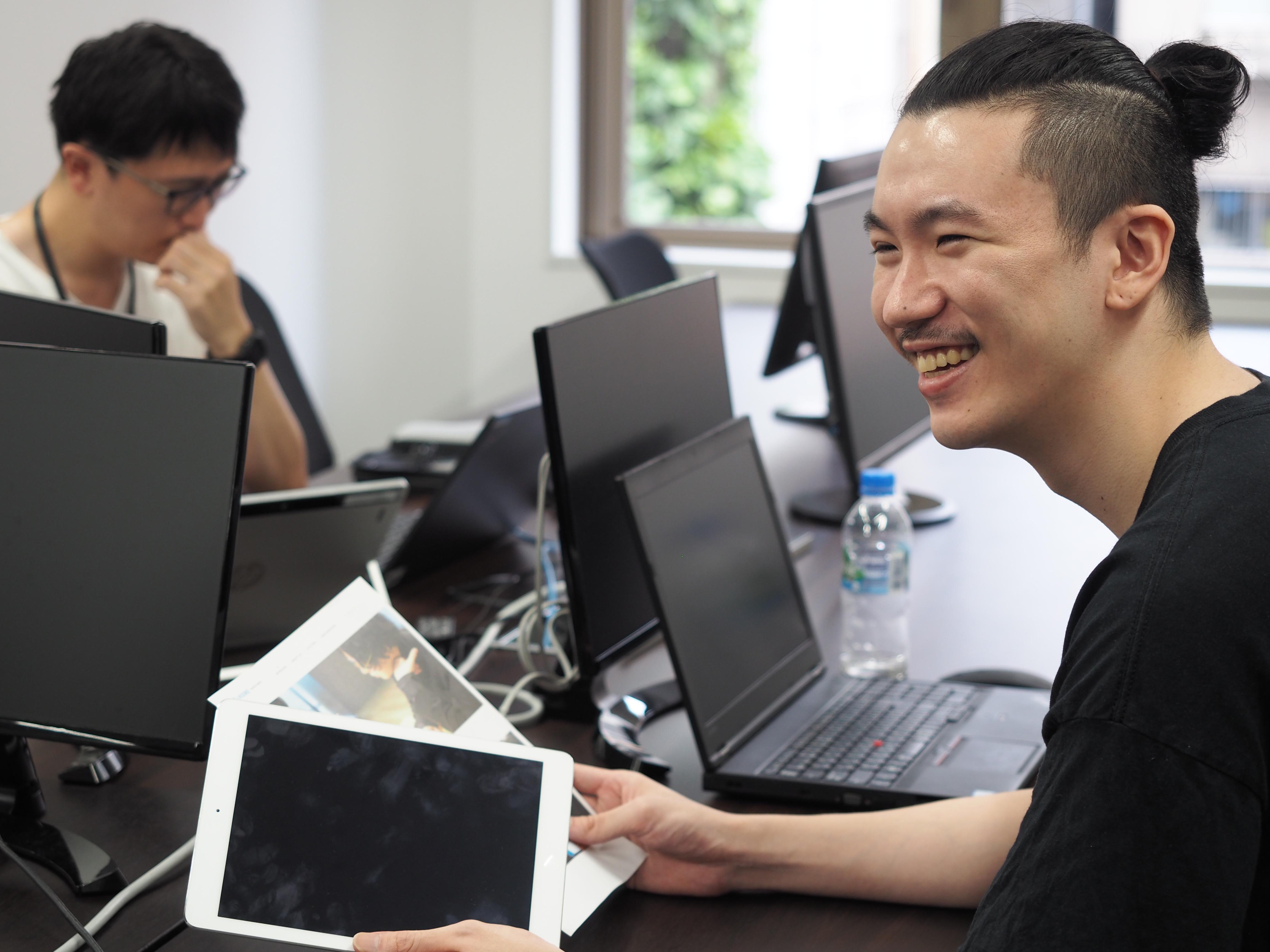 常に自分自身に挑戦することを意識し、前のめりな姿勢を高く評価する会社です。