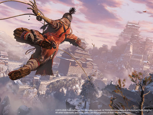SEKIRO: SHADOWS DIE TWICE

©2019,2020 FromSoftware, Inc. All rights reserved. ACTIVISION is a trademark of Activision Publishing Inc. All other trademarks and trade names are the properties of their respective owners.