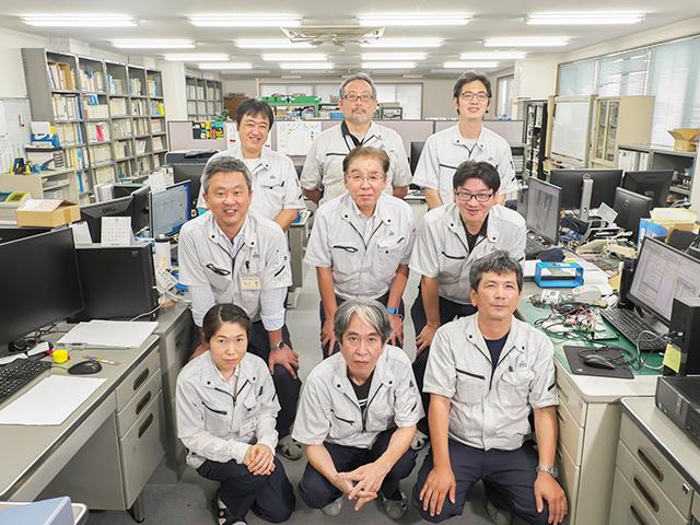 技術課のメンバー