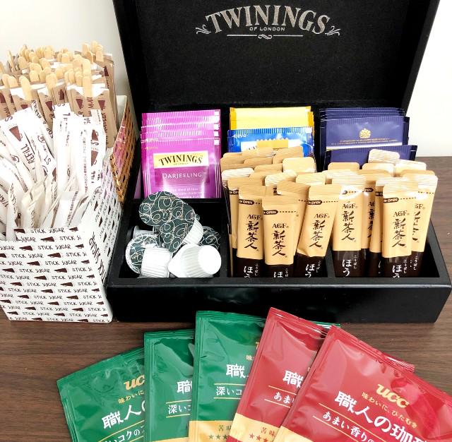 作業の合間の小休憩に、フリードリンクが充実してるのも嬉しいポイント♪