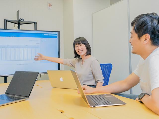 会議がしやすいように大きなTV！