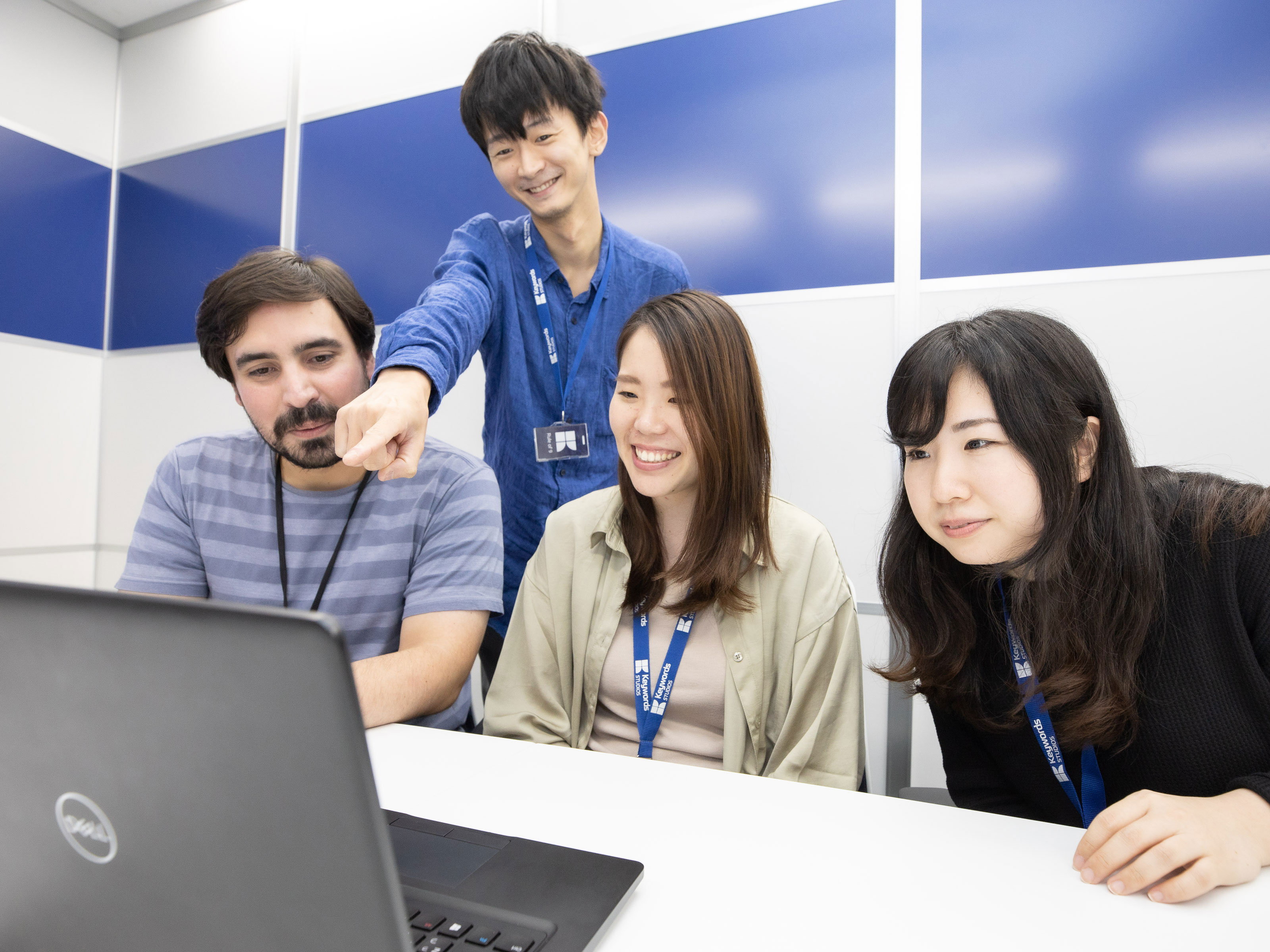 キーワーズ・インターナショナルの東京オフィスには、仕事を楽しみながらお互いを支え合い、成長し合える職場環境がある。ゲームの魅力をエンドユーザーへ届けるため、「Can Do」の精神のもと、一人ひとりの能力を最大限に発揮できるようサポートする体制もある。