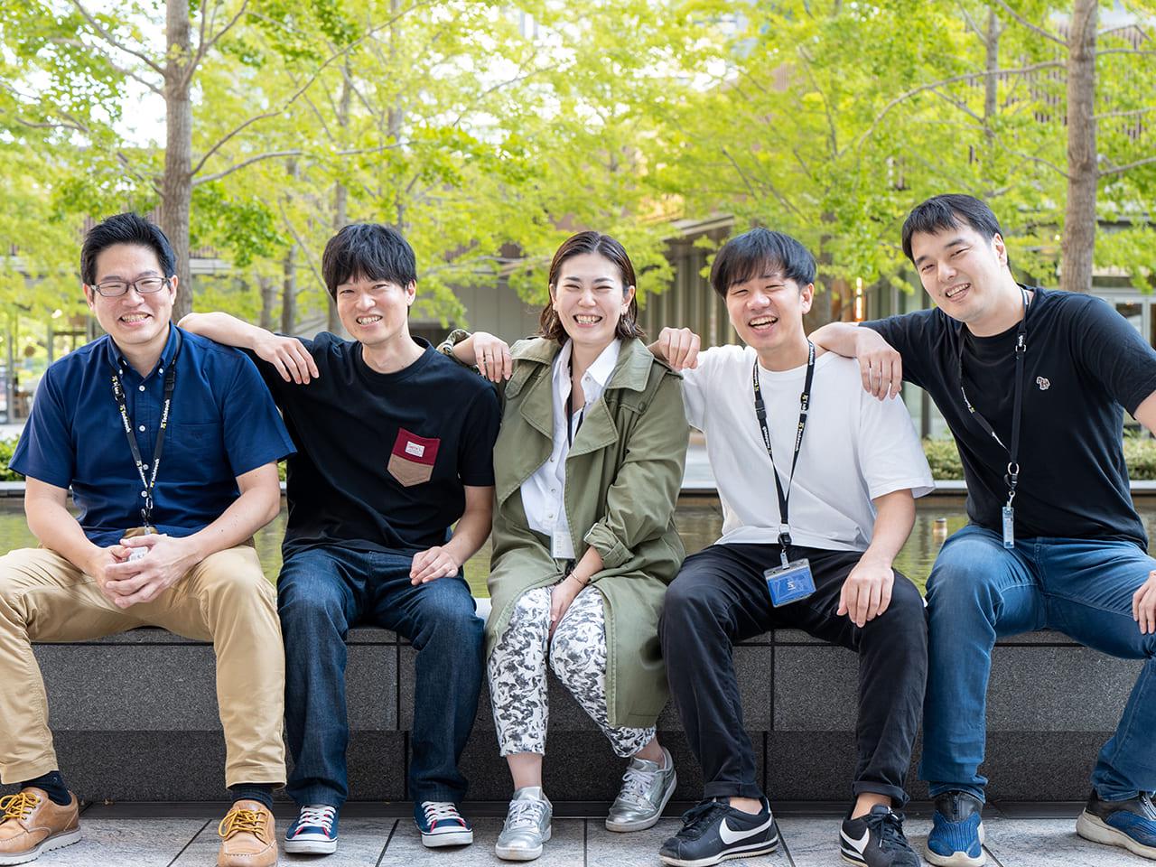 様々なバックグラウンドを持つメンバーが集まっているが、会社を良くしていきたい、と言う思いは全員一緒。