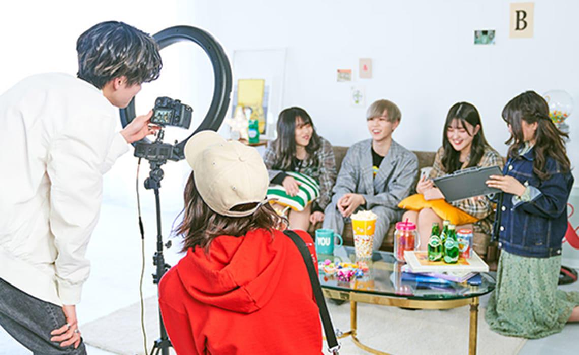 バンタンクリエイターアカデミー。様々なリーディングカンパニーで働きながら学び、主にYoutubeを主とした次世代メディアのクリエイターを育成する新しい専門スクール。