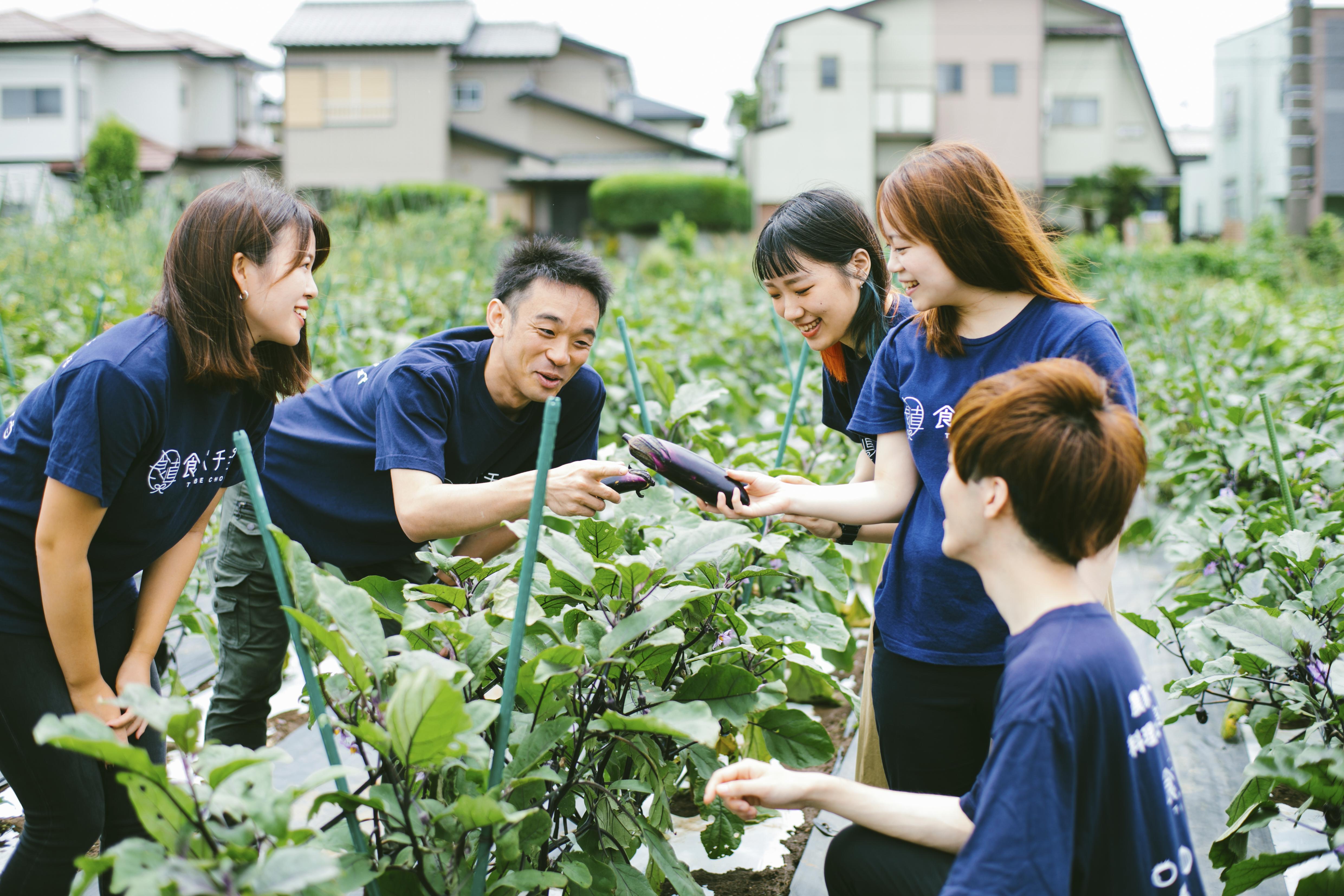 メンバーで農作業しに行くことも！生産者さんのこだわりを直に感じることができる時間です。