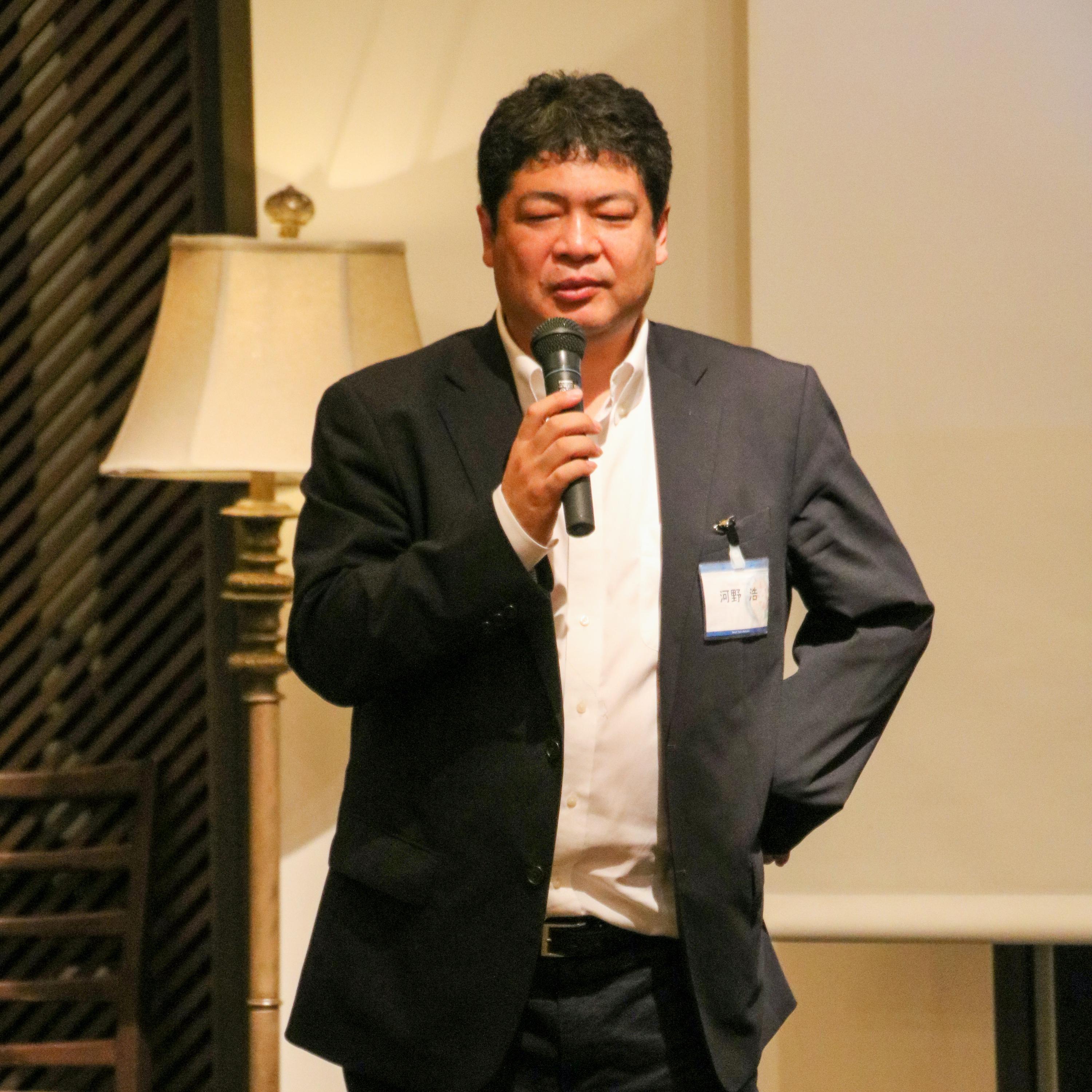 代表取締役　河野浩氏
仕事を通して、夢を追うことの尊さ
仲間と力を合わせて物事を成し遂げることの尊さを伝えたい
