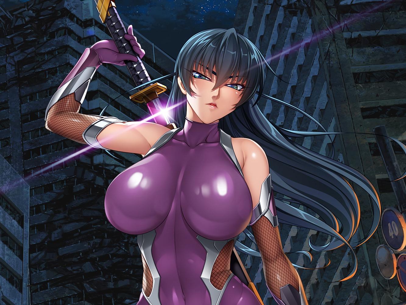 第1弾のタイトルは、“近未来くノ一アクションRPG”の『アクション対魔忍』。