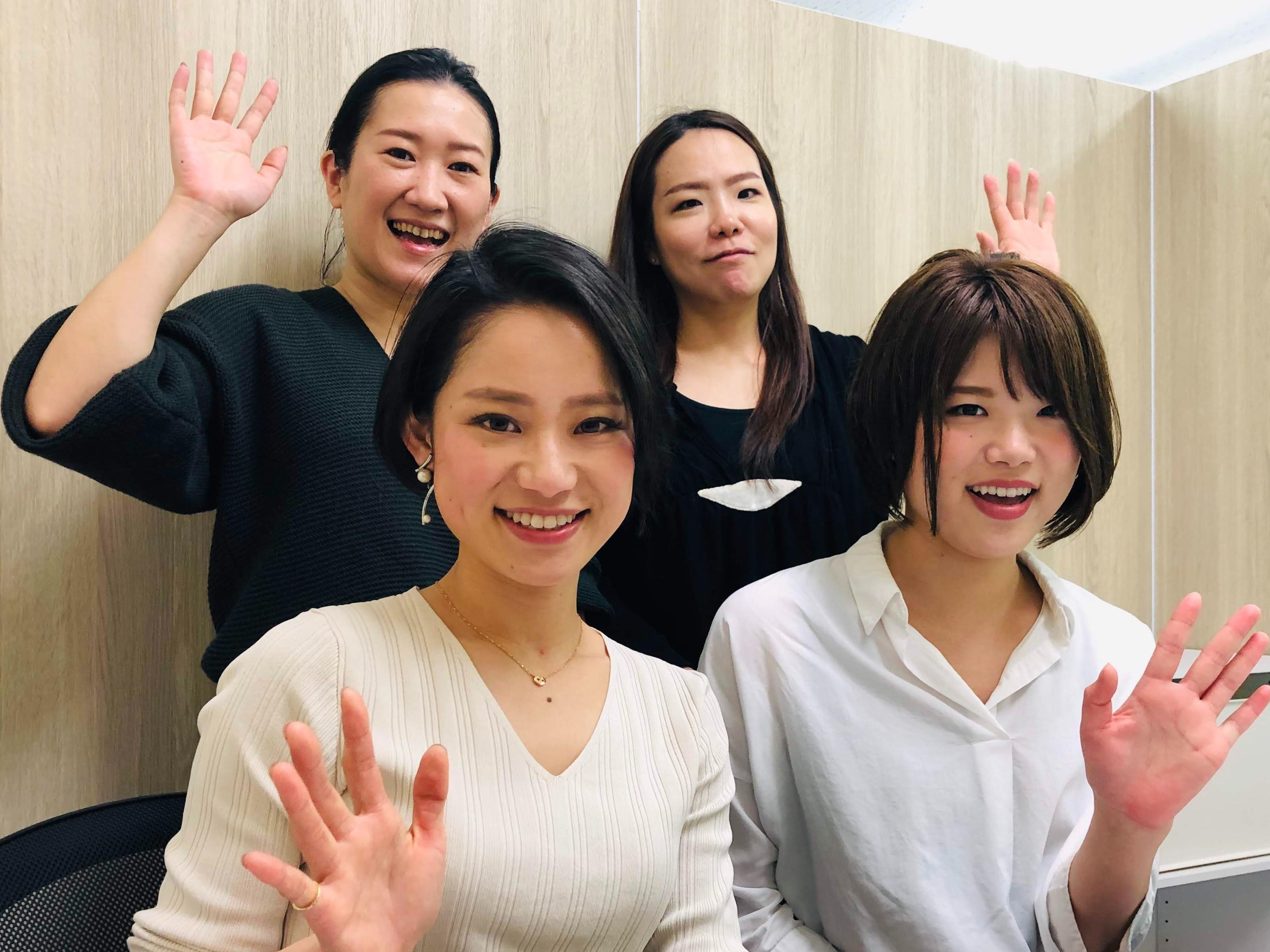 コリンの女性スタッフ比率は61％。子育て中のママも複数おり、時短や在宅勤務など働き方にはバラエティがある。