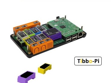 自社製品『Tibbo-Pi』
Raspberry Pi ＆ Node-RED を使って、驚くほど少ない学習コストでプログラミング。 多彩なモジュールブロックを組み合わせることで、簡単にセンシング ＆ ネットワーク接続を実現。 簡単に学べて、すぐに試せて、そのまま導入できる、 "IoTの専門家ではない人”のためのIoTデバイス。