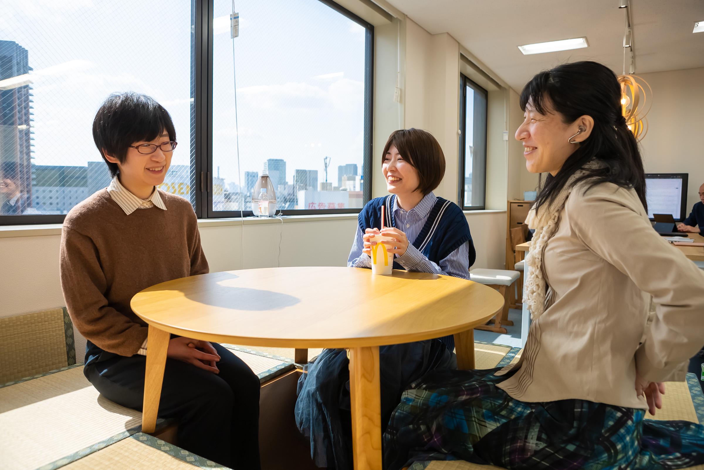 チャレンジを推奨する社風を持つ。自由にデバイスを購入して、色んなことにチャレンジできる。