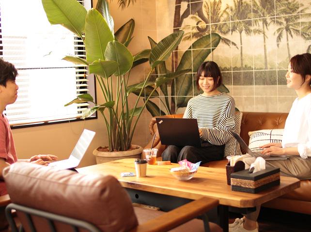 年齢幅も広く、とても自由な会社です。