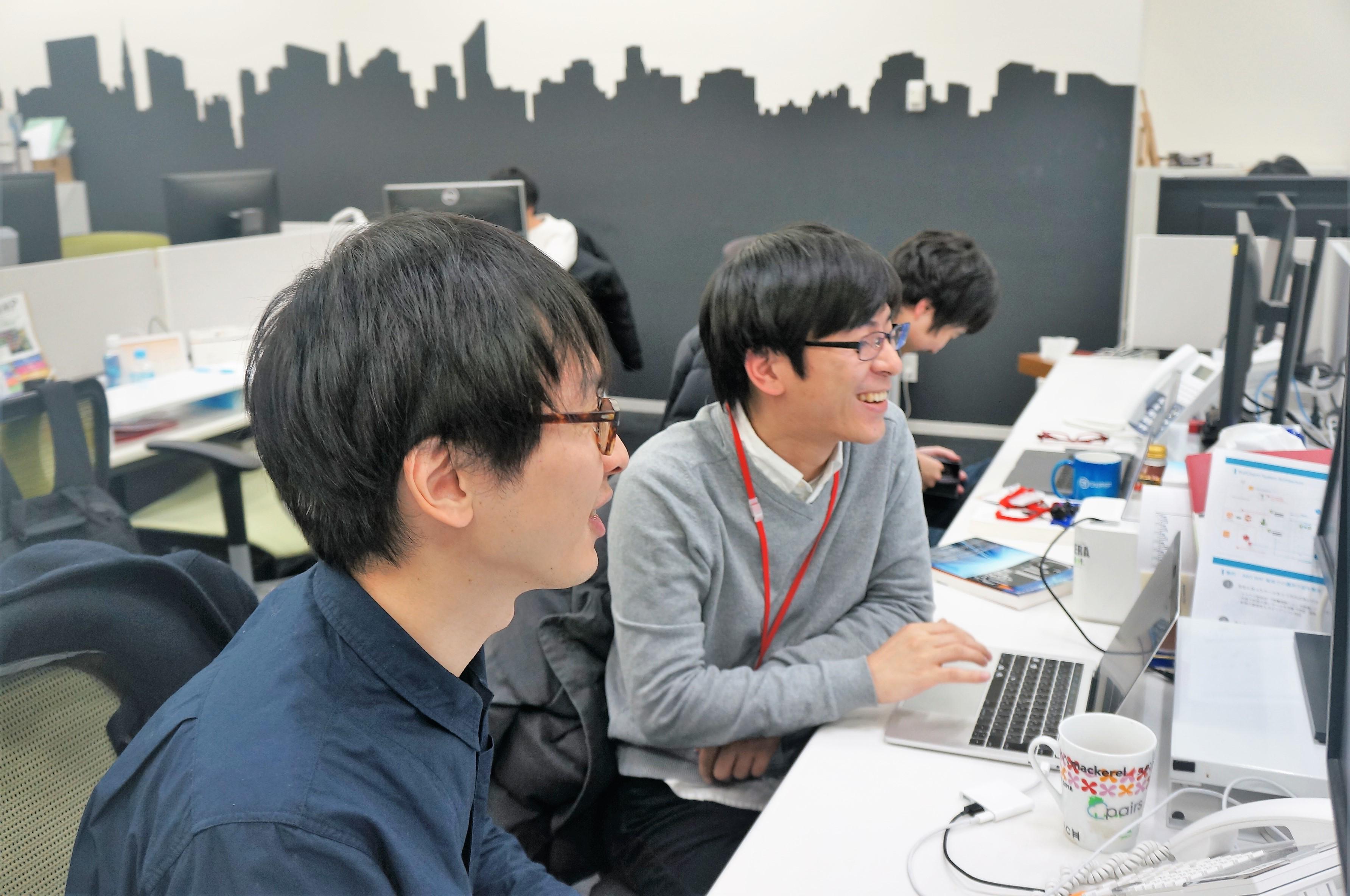 同社の方針として、常駐の案件は一切なく、全て自社で業務を行なっている。