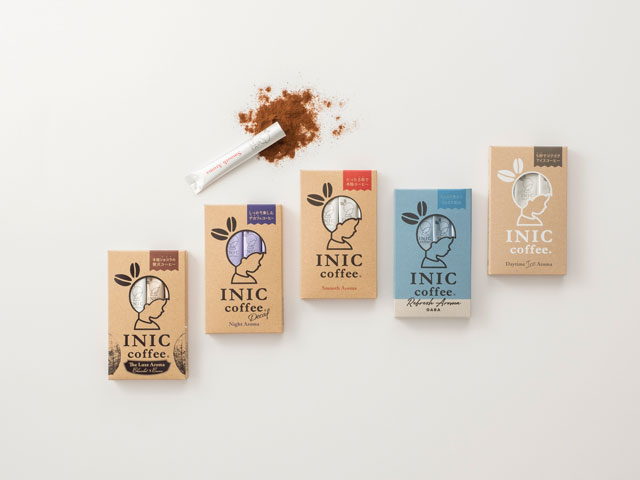 同社のメインブランド『INIC coffee』は女性の間で広く認知される人気商品となっている。