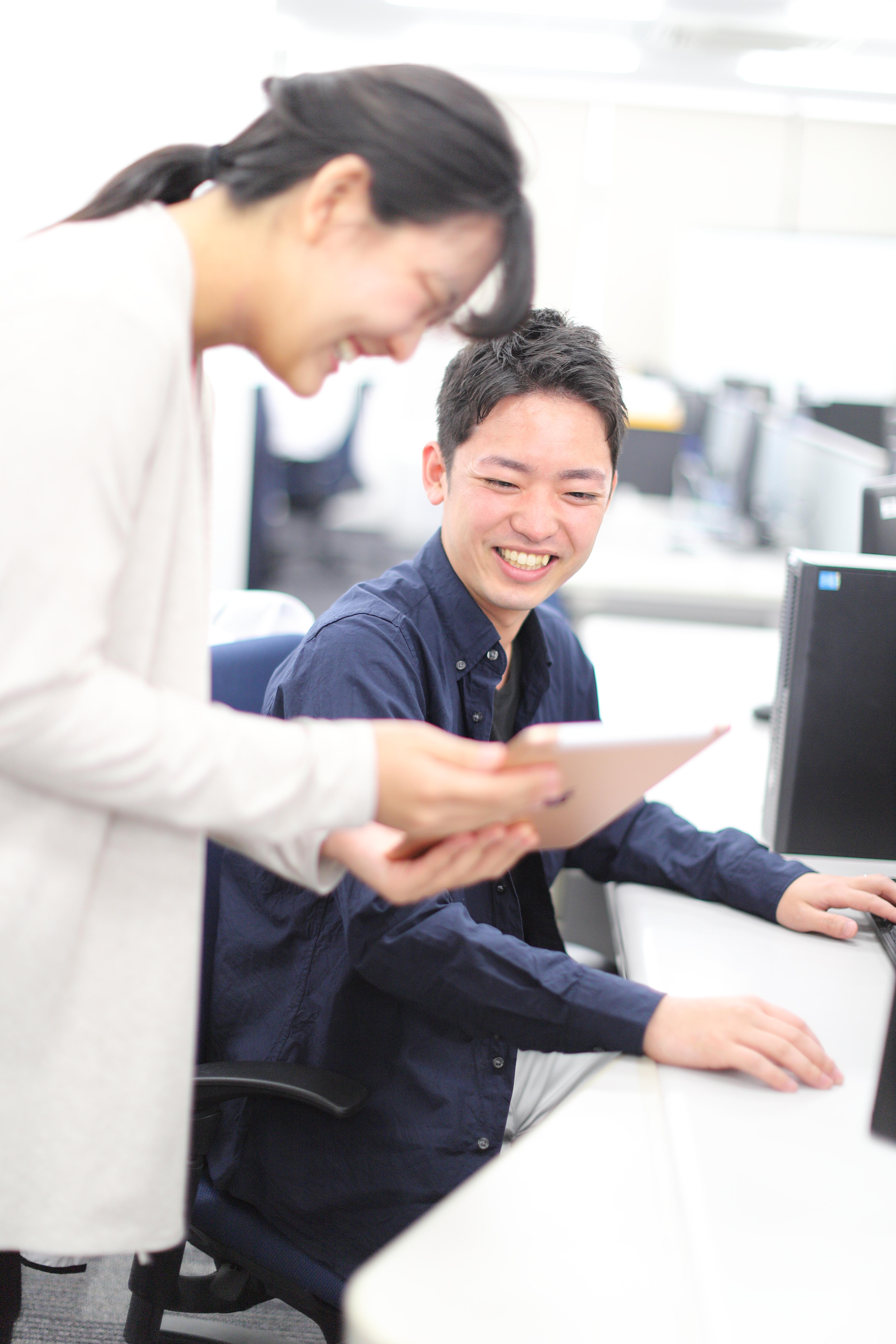 社員が新しいことに挑戦する姿勢を大切にしている。