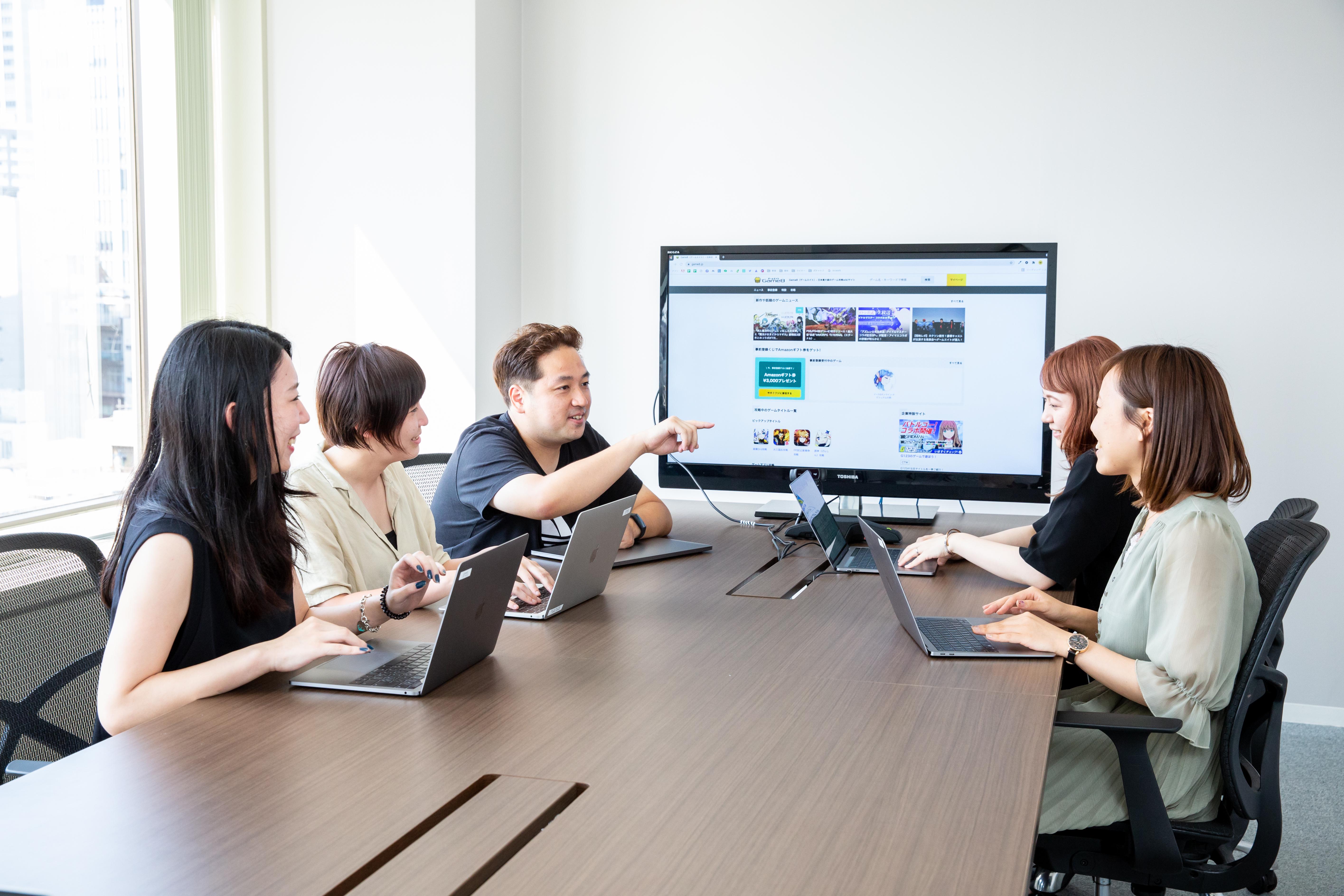 ゲームユーザー向けのWebサービスを提供している同社。今後はゲーム領域以外にも事業を拡大していくとのこと。