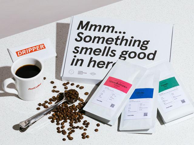 Webで自分好みのコーヒーを診断し、15万通りの組み合わせからカスタマイズされた3種のコーヒーが毎月届く。