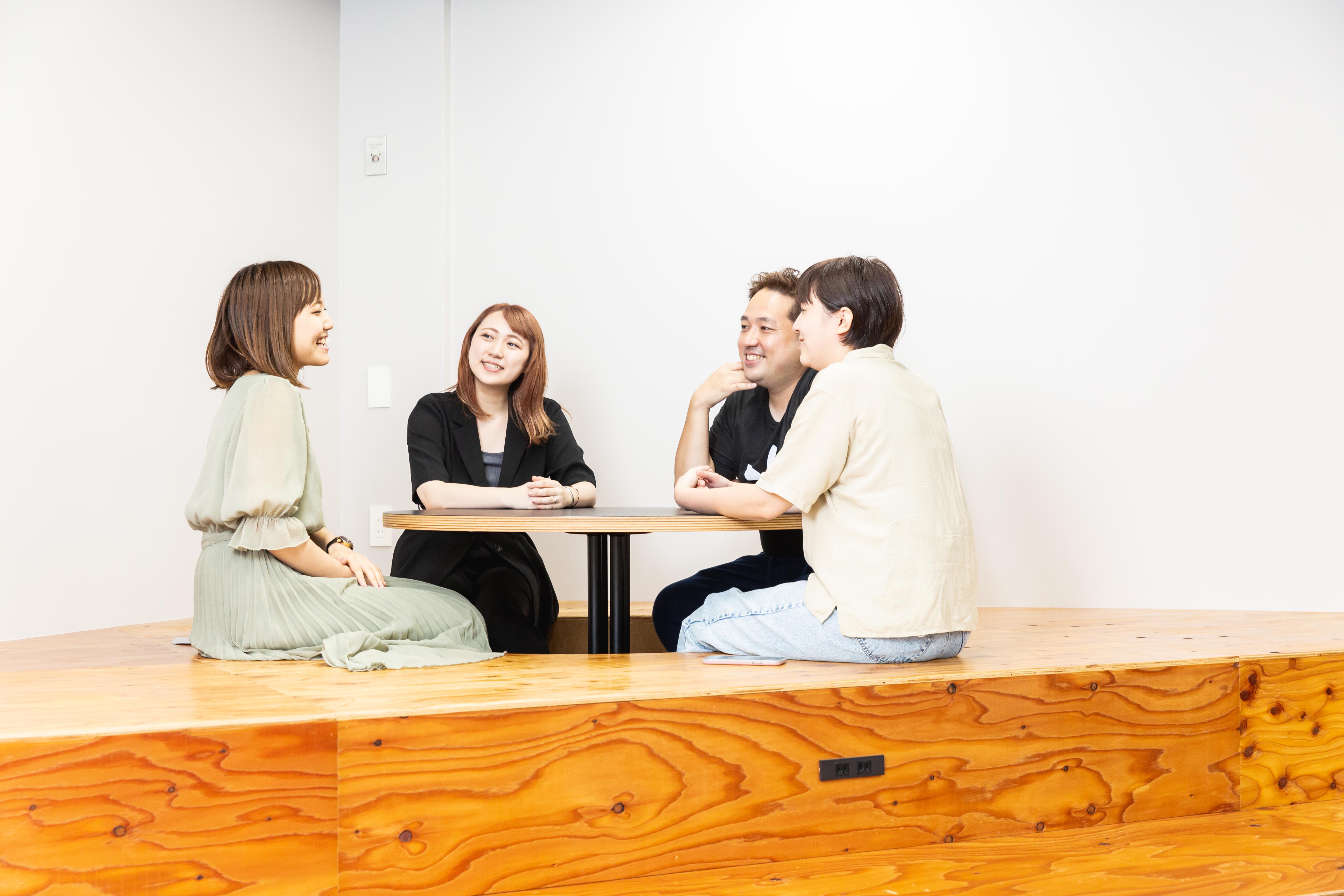 若いメンバーにも組織づくり、マネジメントなどを経験させていくという。会社づくりという貴重な経験をするチャンスだ。