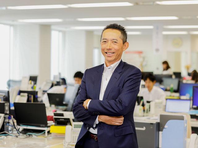 社長の織田。2020年の就任依頼様々な改革を実行中。この勢いとスピードはコロナ禍でも止まらない。