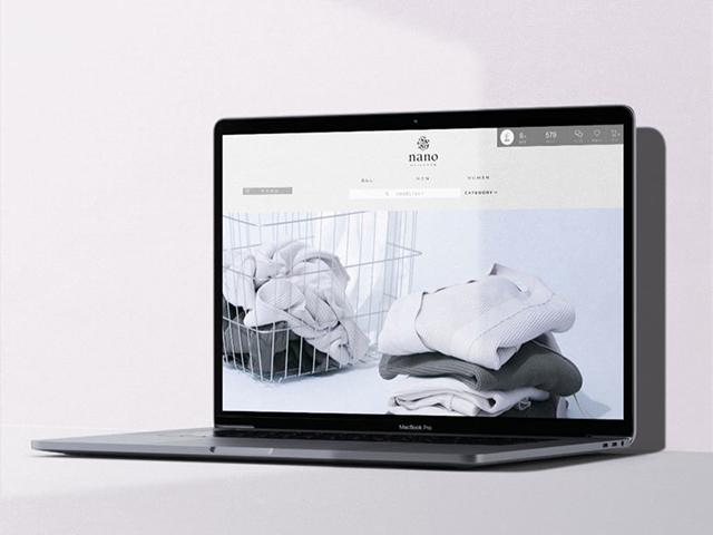 アパレルブランド「nano・universe」のブランドサイト・ECサイト・メンバーズサイトから店舗でも使用する会員専用アプリを開発。