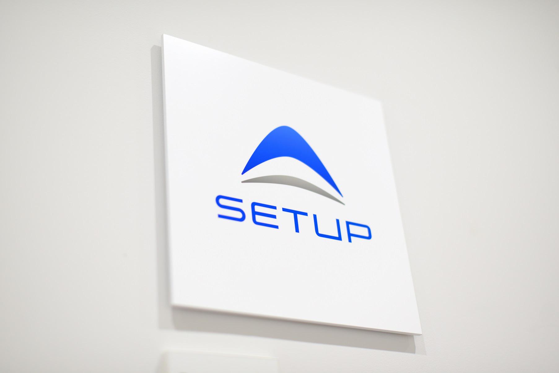 セットアップのロゴです。