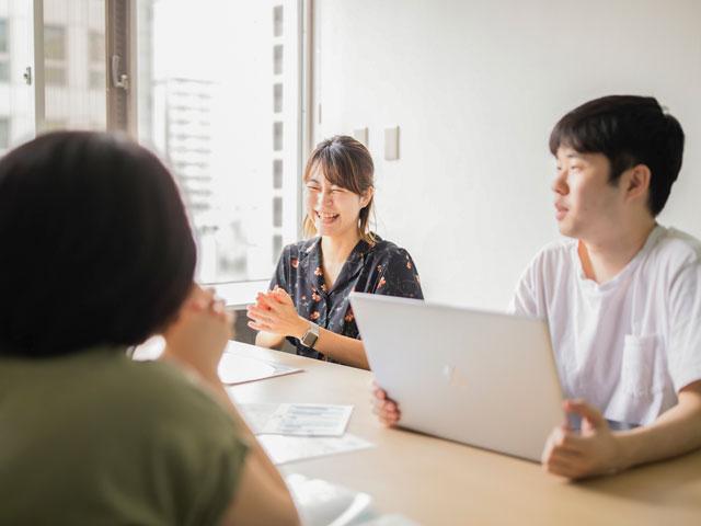 社員の殆どが業界や職種の経験は未経験だという。社員全員がが主体的に動ける組織体制が同社の強み。