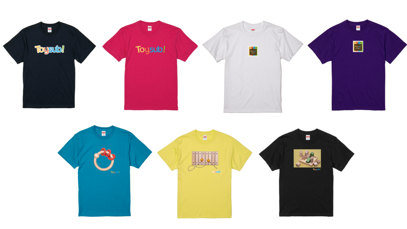 2021年夏には多様なメンバーの好みに合わせて7種類のTシャツを制作