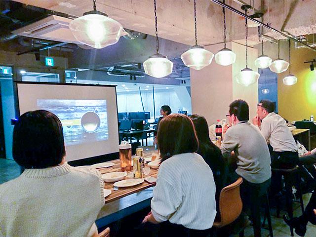 社内LT大会の風景。