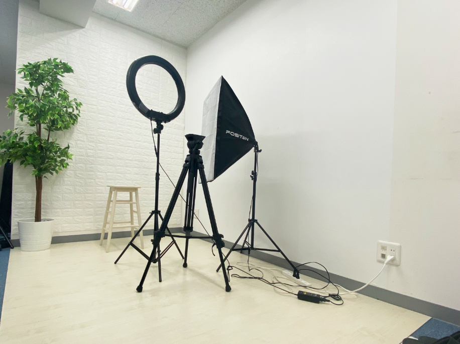 社内に設置するスタジオの様子。