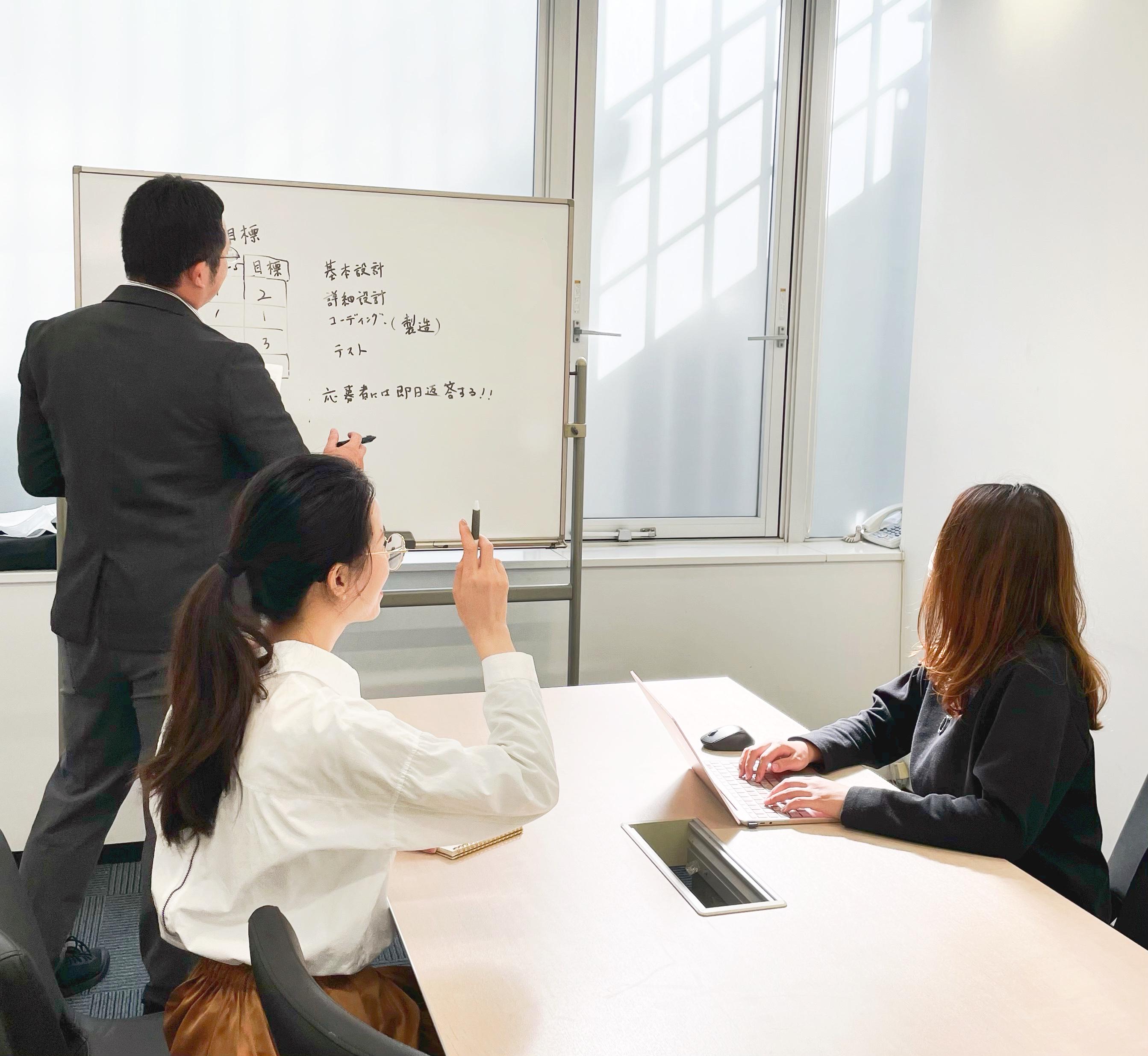 気になることがあれば気軽に会議・ミーティングができる仕事環境です。