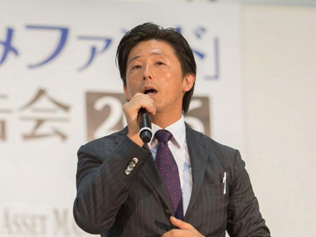 長期投資で一般生活者の財産づくりをお手伝いする独立系の投資信託会社（運用会社）。（写真：代表 澤上龍）