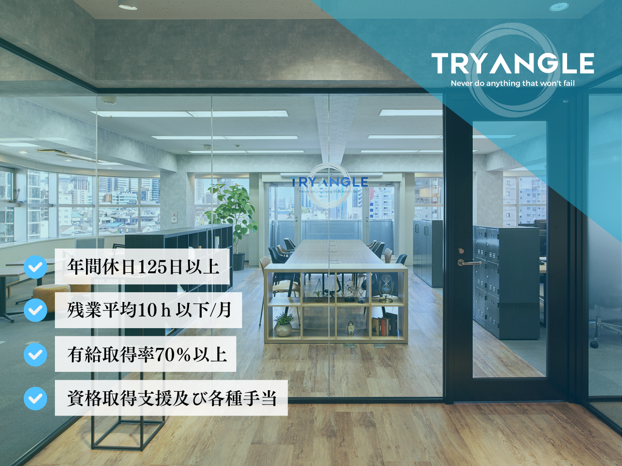 株式会社ＴＲＹＡＮＧＬＥ 求人画像1