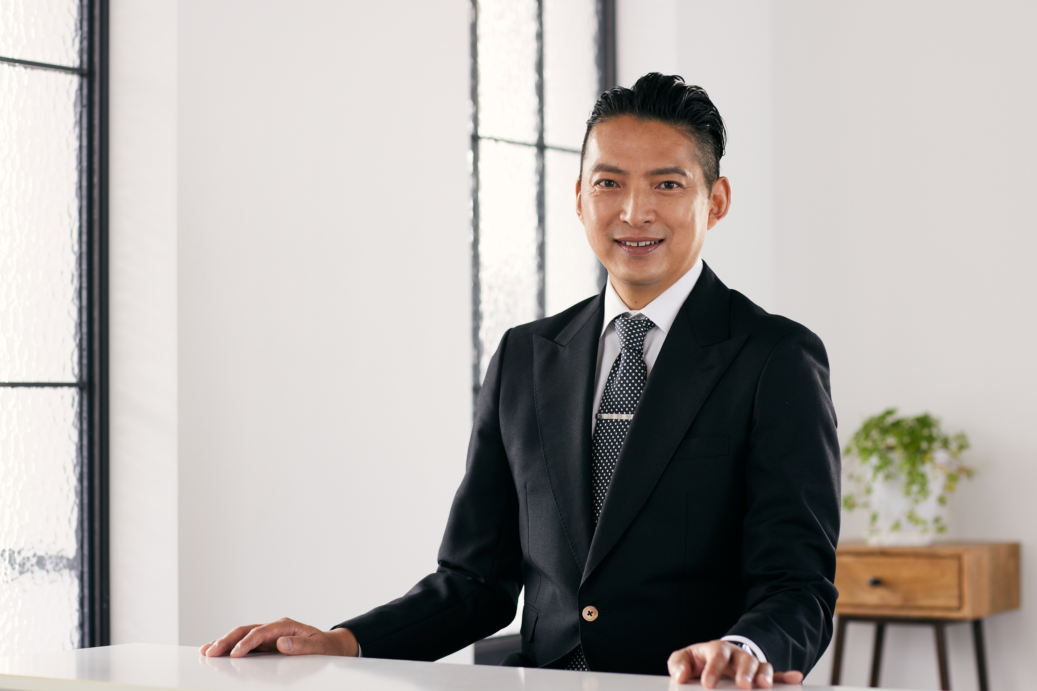 「いずれは会社の経営に携われるような人材に育ってほしい」と松岡氏。
