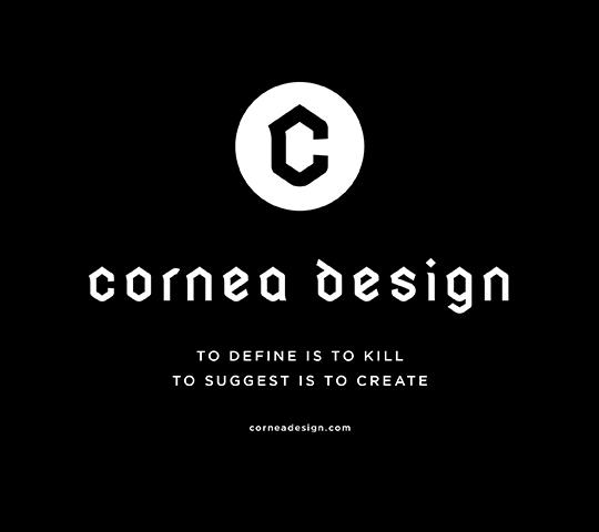 言葉では表現できないインパクトを創造するのがcornea designの仕事です。